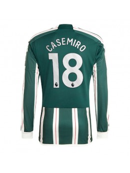 Billige Manchester United Casemiro #18 Bortedrakt 2023-24 Langermet